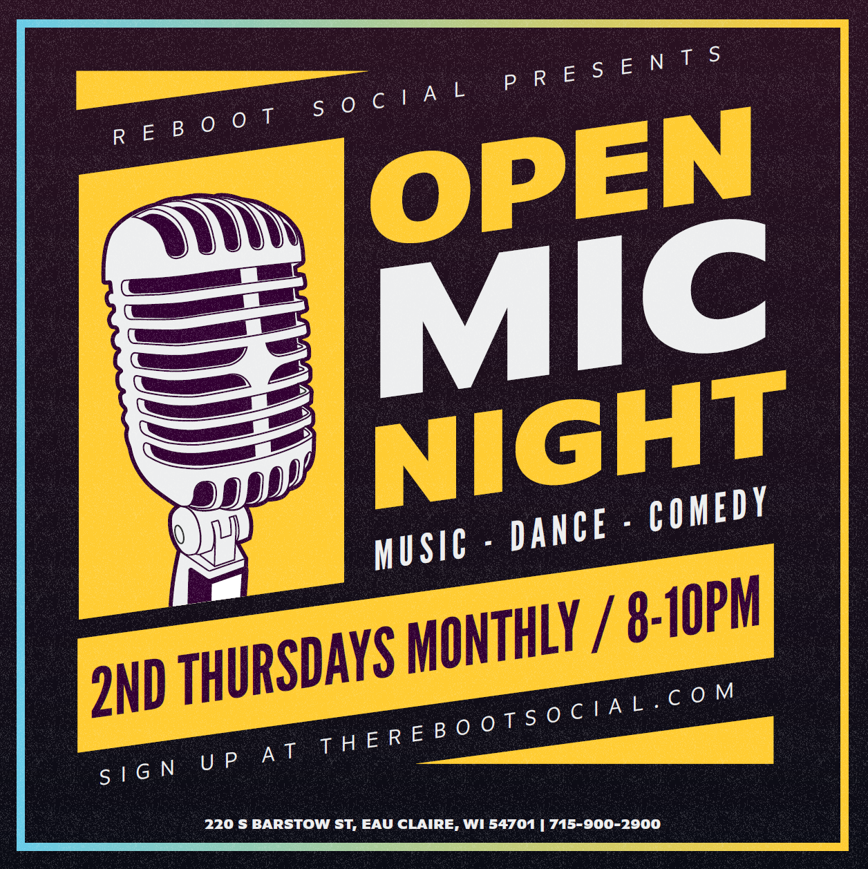 Open Mic Night - The Reboot Social